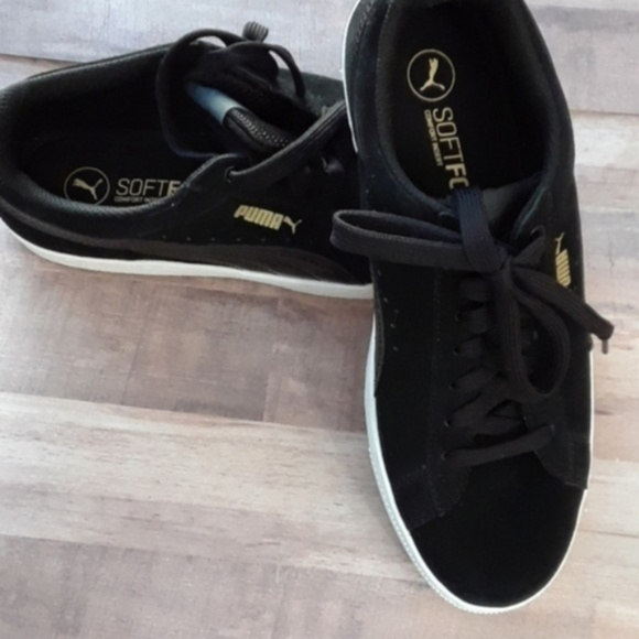 puma platform vikky black